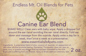 Canine Ear Blend - Essential Oils For Pets