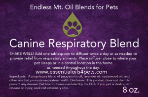 Endless Mt Oil Blends Canine Respiratory